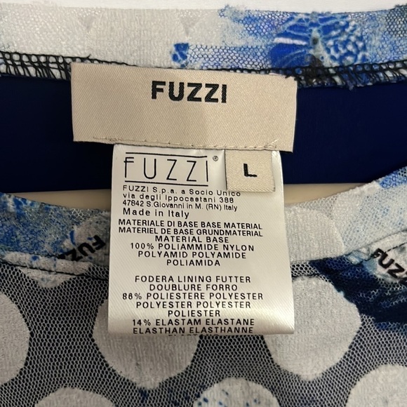 Fuzzi By Jean Paul Gaultier Abstract Dot Ruffle Detail Dress Size Large - Picture 5 of 7